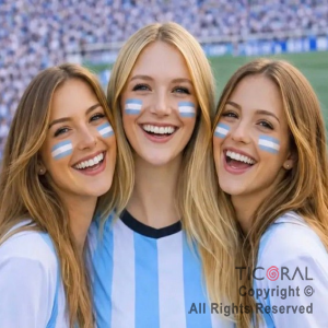 MAQUILLAJE BANDERITA ARGENTINA EN BARRA 6 GR (PACK X 3)